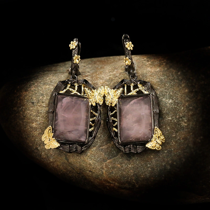 Baroque Palace Retro Luxury Natural Gemstones