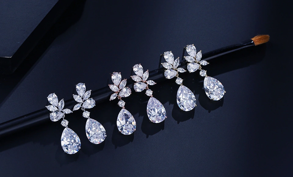 AAA Zircon Fashion All-match Exquisite Earrings