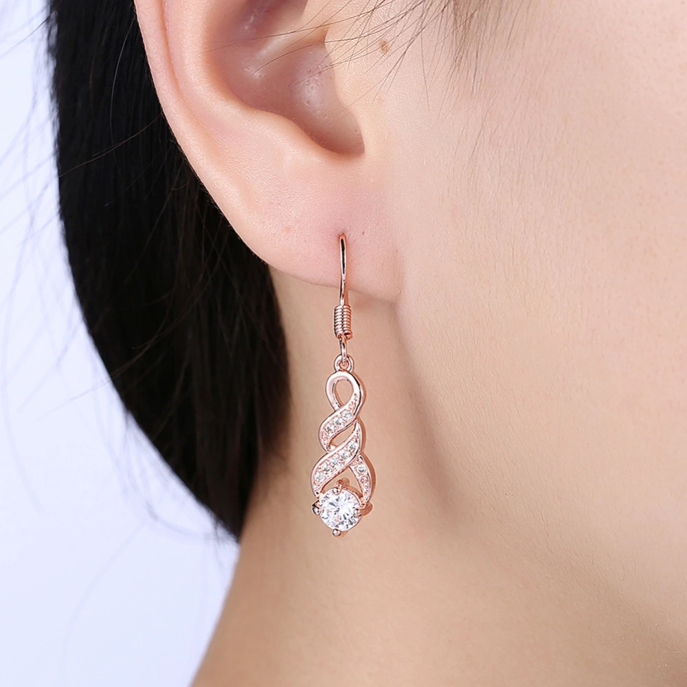 Retro Diamond Earrings Japan And South Korea Fashion