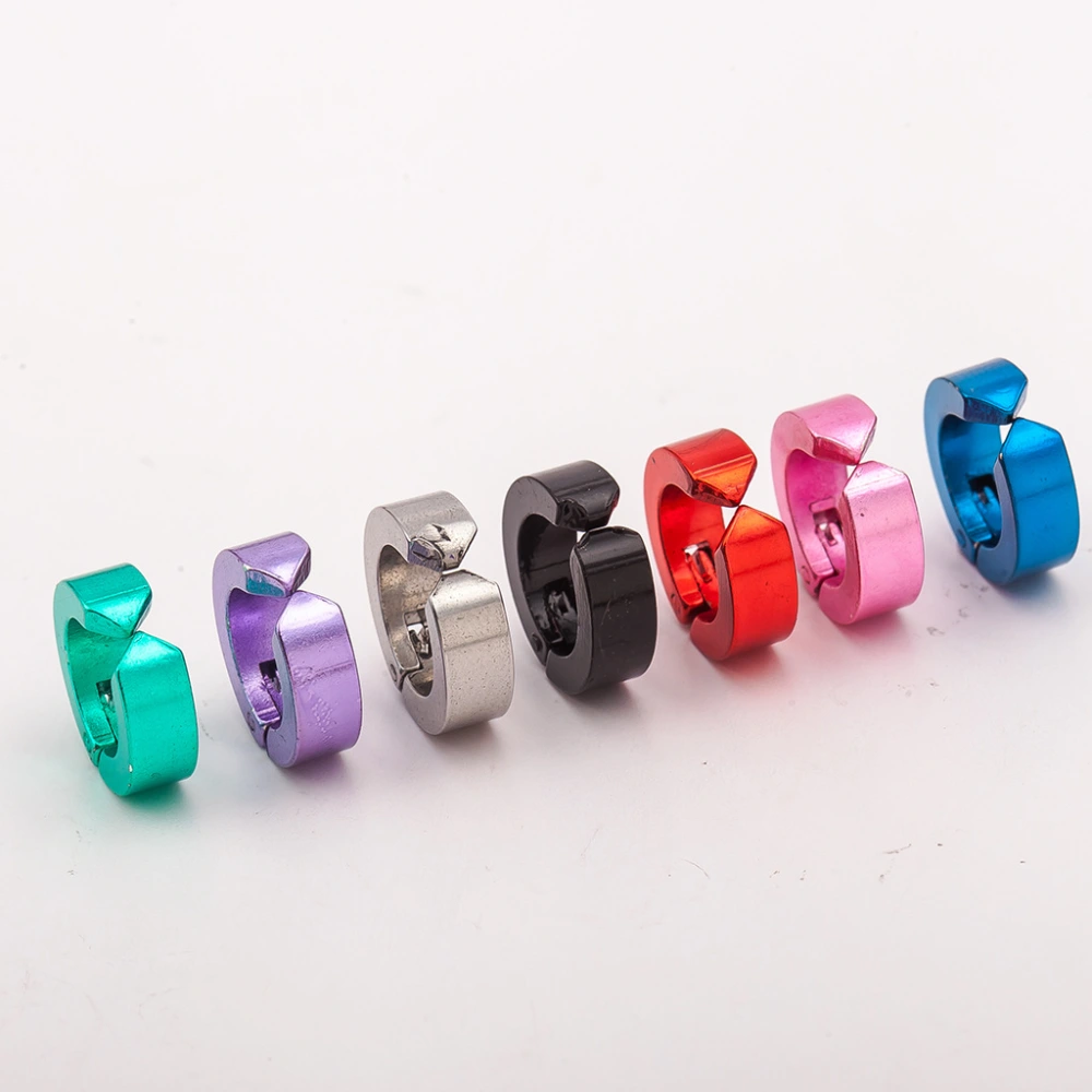 Fashion Titanium Steel Ear Clips For Men And Women Without Pierced Ears