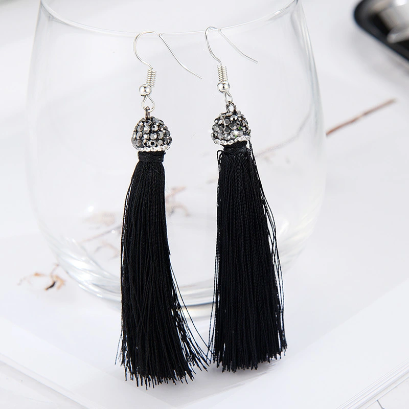 Ethnic Style Bohemian Long Tassel Earrings