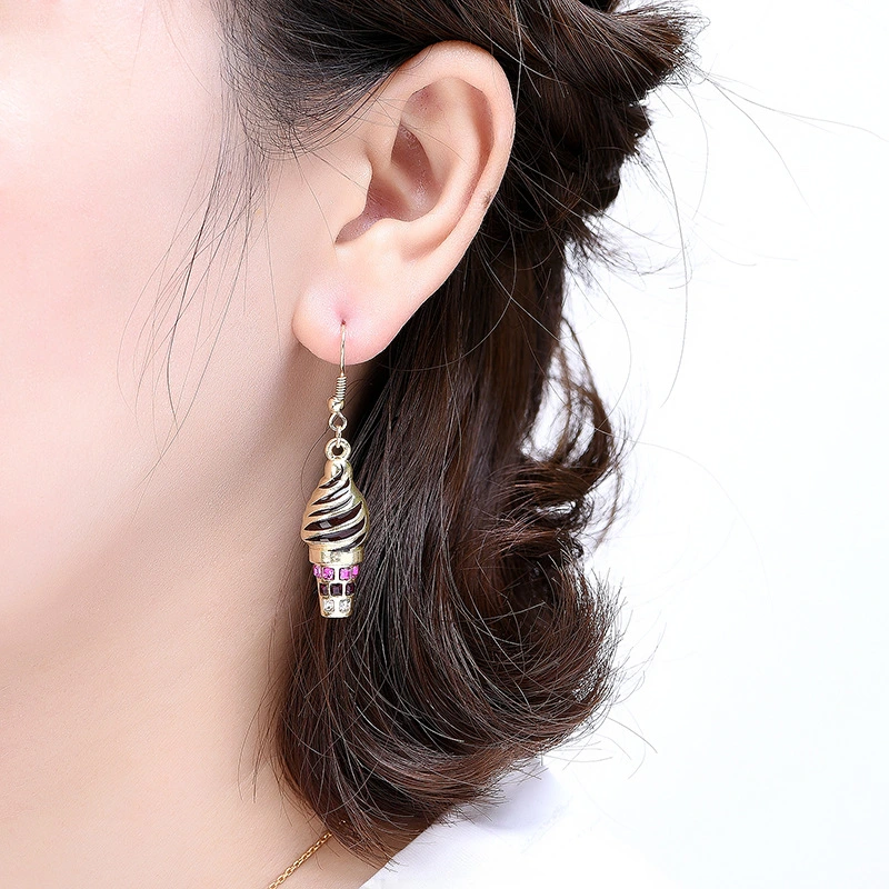 Lovely Ice Cream Earrings Sweet Wind Street Style