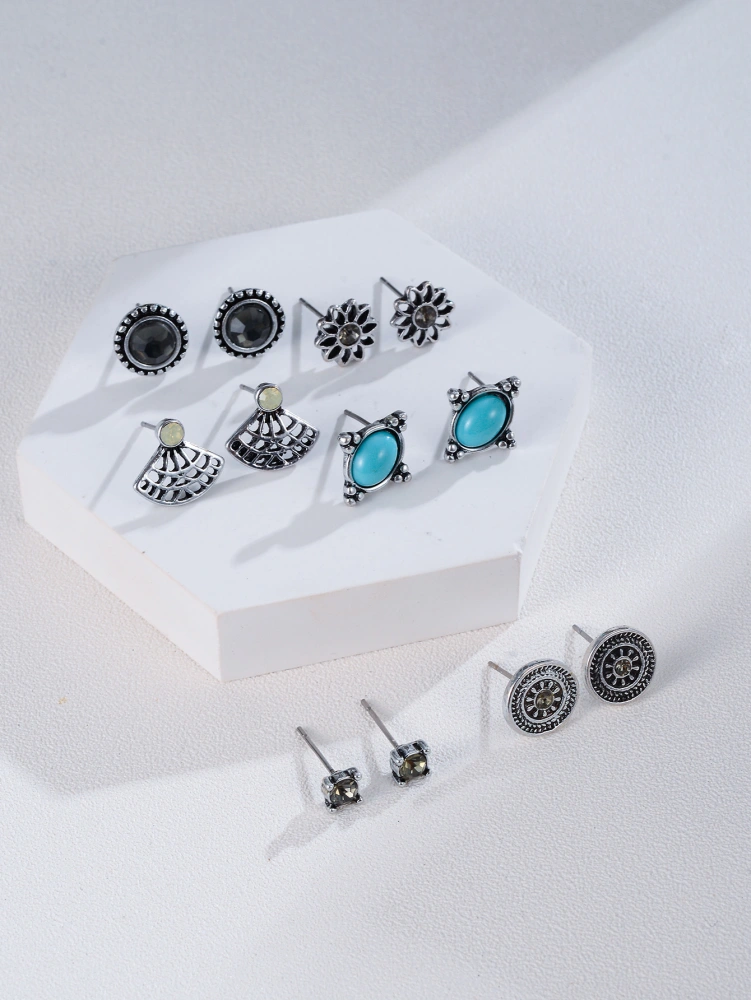 Silver Earrings Women's Fashion Personality Is Irregular