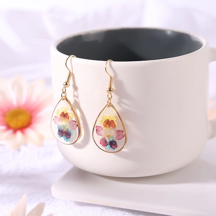 The New Water Drop Cherry Blossom Earrings