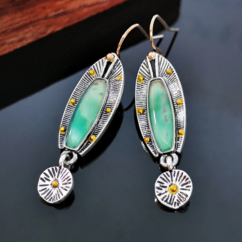 Fashionable Picasso Marbled High Grade Separation Earrings