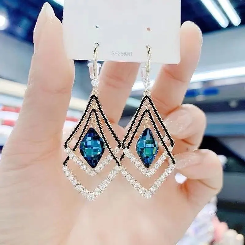 Earrings Female New Style Trendy Personality Long Earrings