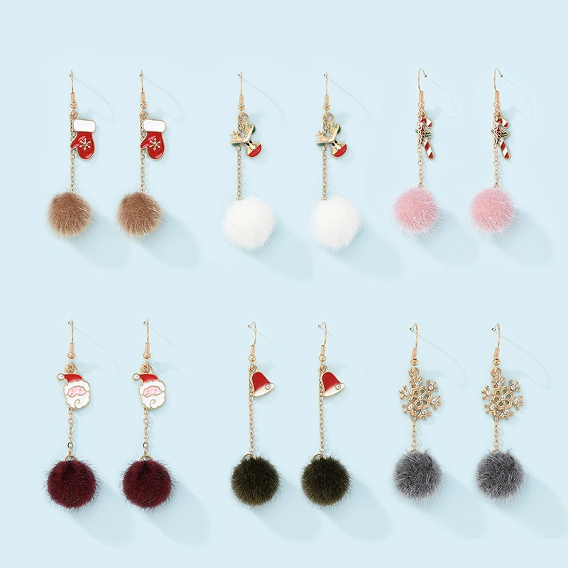 Personalized Solid Color Dual-use Short Earrings