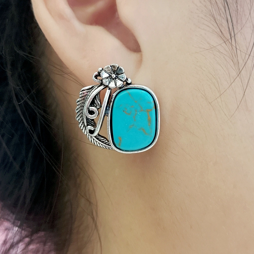 Personalized Solid Color Dual-use Short Earrings