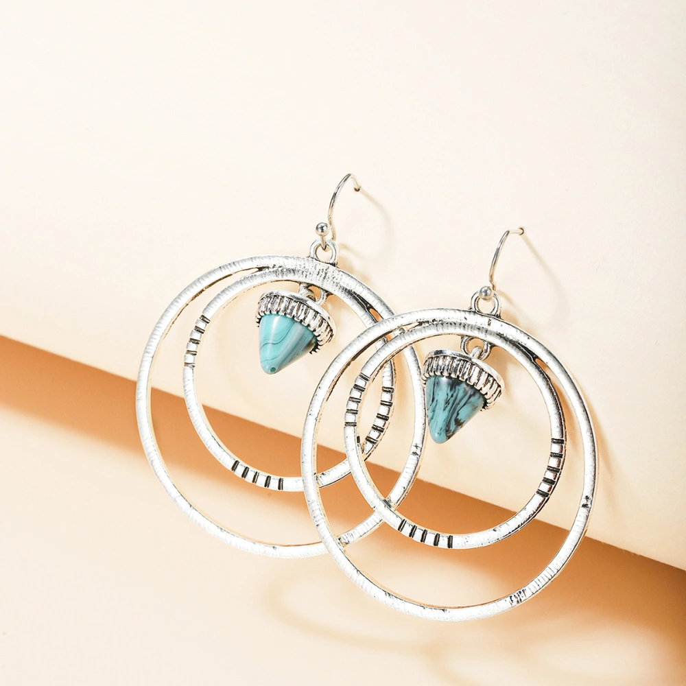 Personalized Solid Color Dual-use Short Earrings