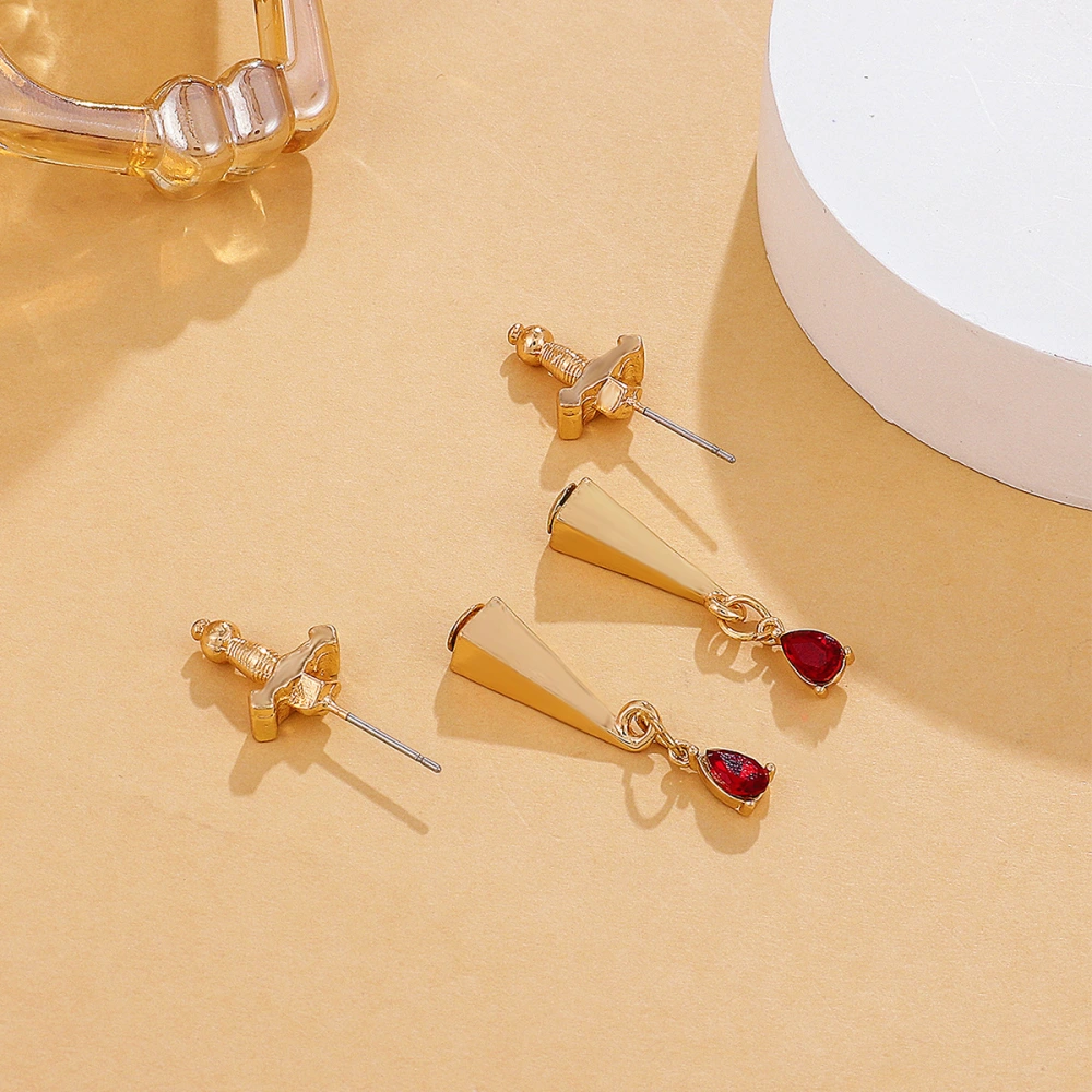 Creative Hot Selling Blood Cross Earrings Ins Wind Brother