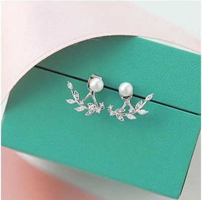 S925 sterling silver allergy - resistant ear studs