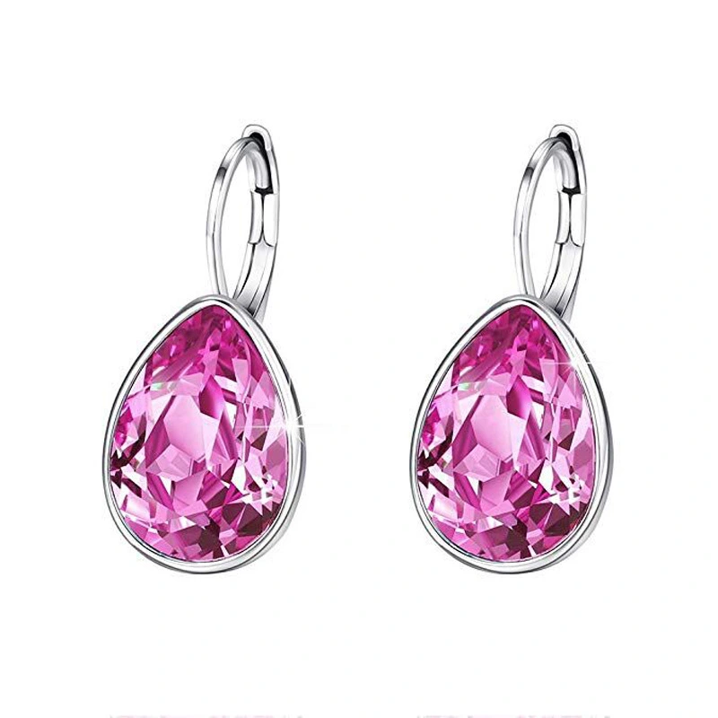 Austrian crystal drop earrings