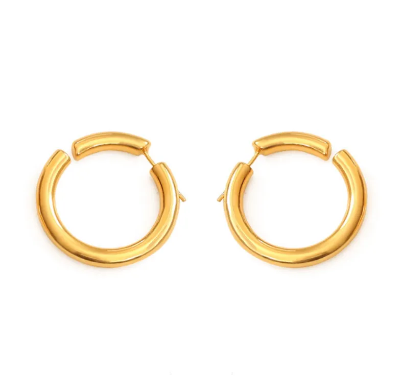 Miniature ring ear rings