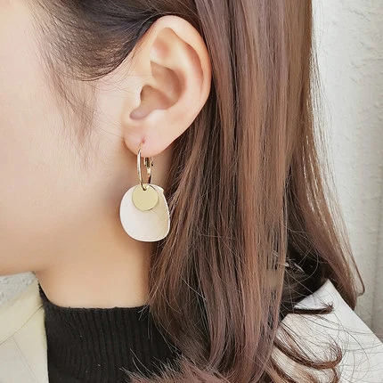 Morandi geometric earrings