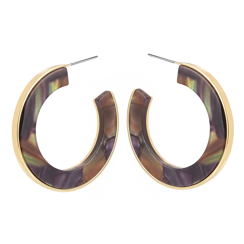 Acrylic acetate earrings