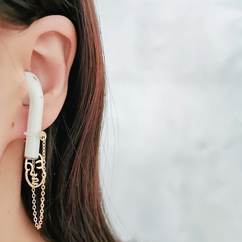 Line facial makeup ear buckle Earrings