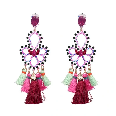 Folk earrings creative earrings tassel earrings