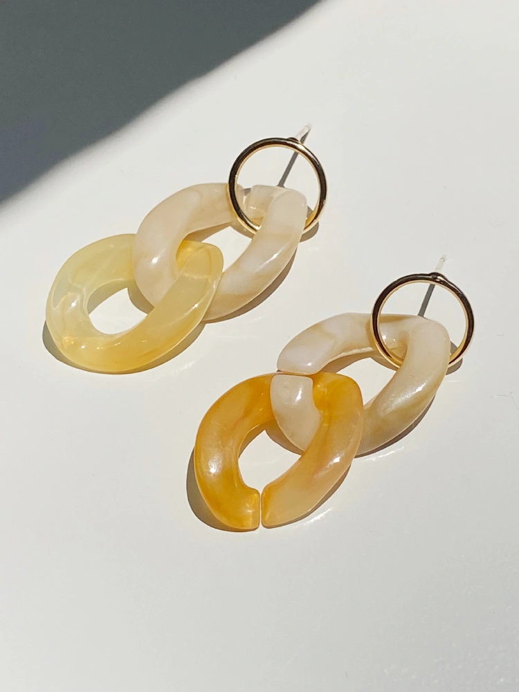 Vintage amber earrings