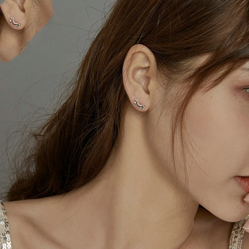 Cute puppy earrings