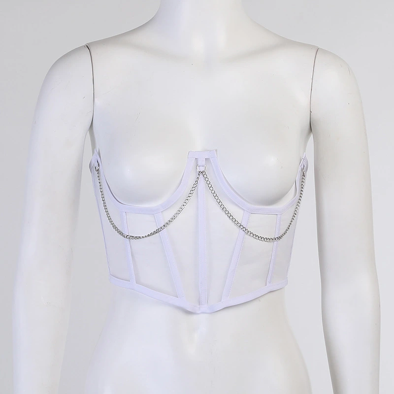 Women'S Chain Support Chest Corset