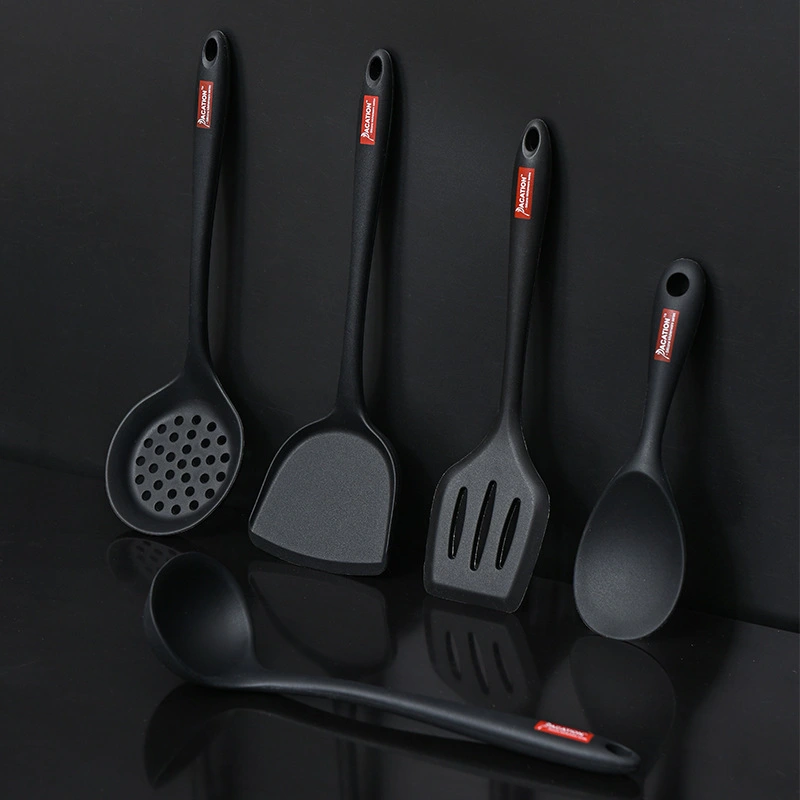 Heat-Resistant Silicone Kitchenware Non-Stick Cooking Spatula Set