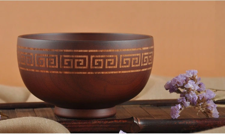 Inner Mongolia Craft Bowl Mongolian Tableware Wooden Bowl