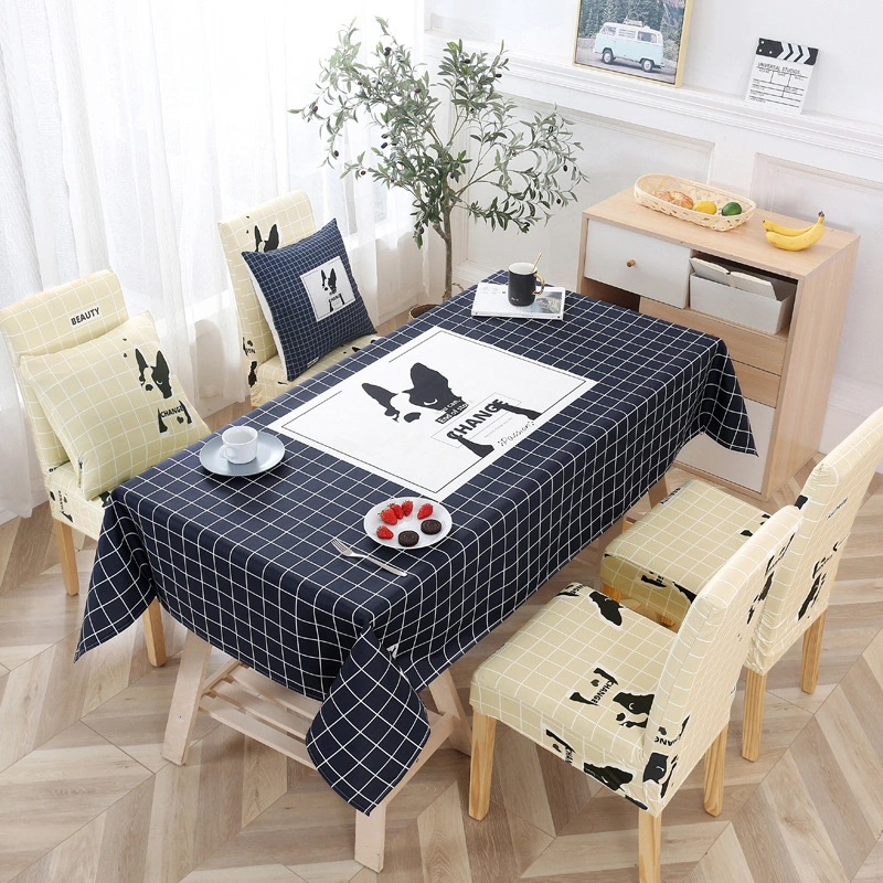 Cotton Linen Waterproof Disposable Rectangular Coffee Table Table Mat Tablecloth