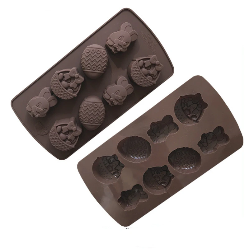 Even Easter Egg Chocolate Silicone Cake Mold Homemade Handmade Soap Mold