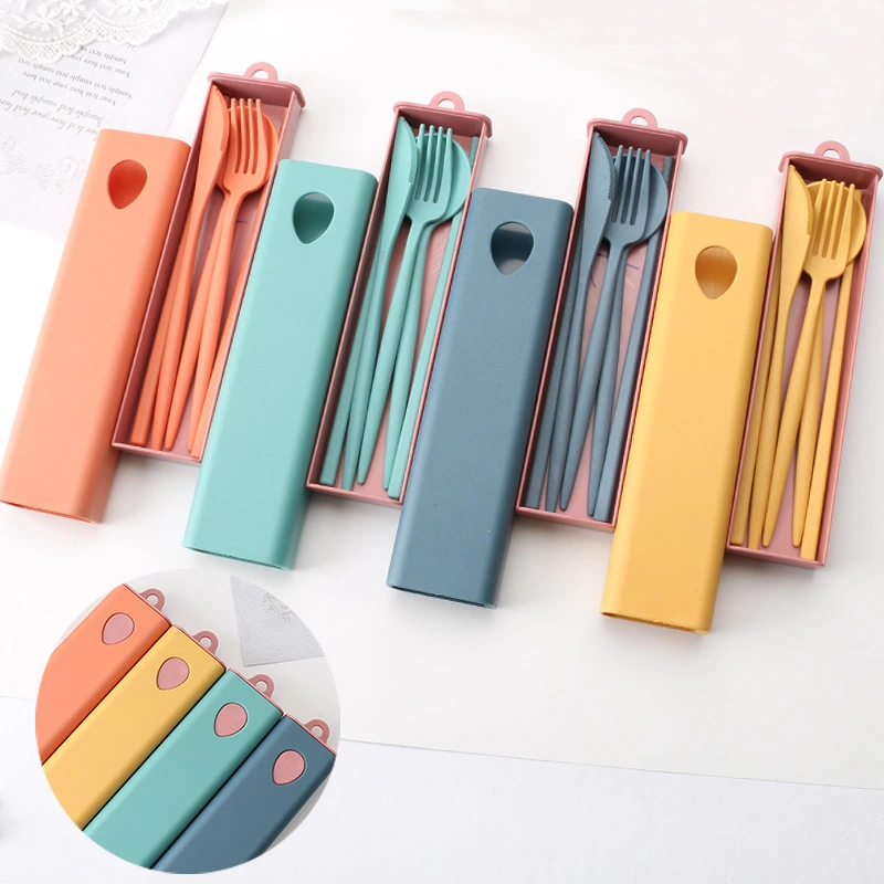 Creative Wheat Knife Fork Spoon Chopsticks Set