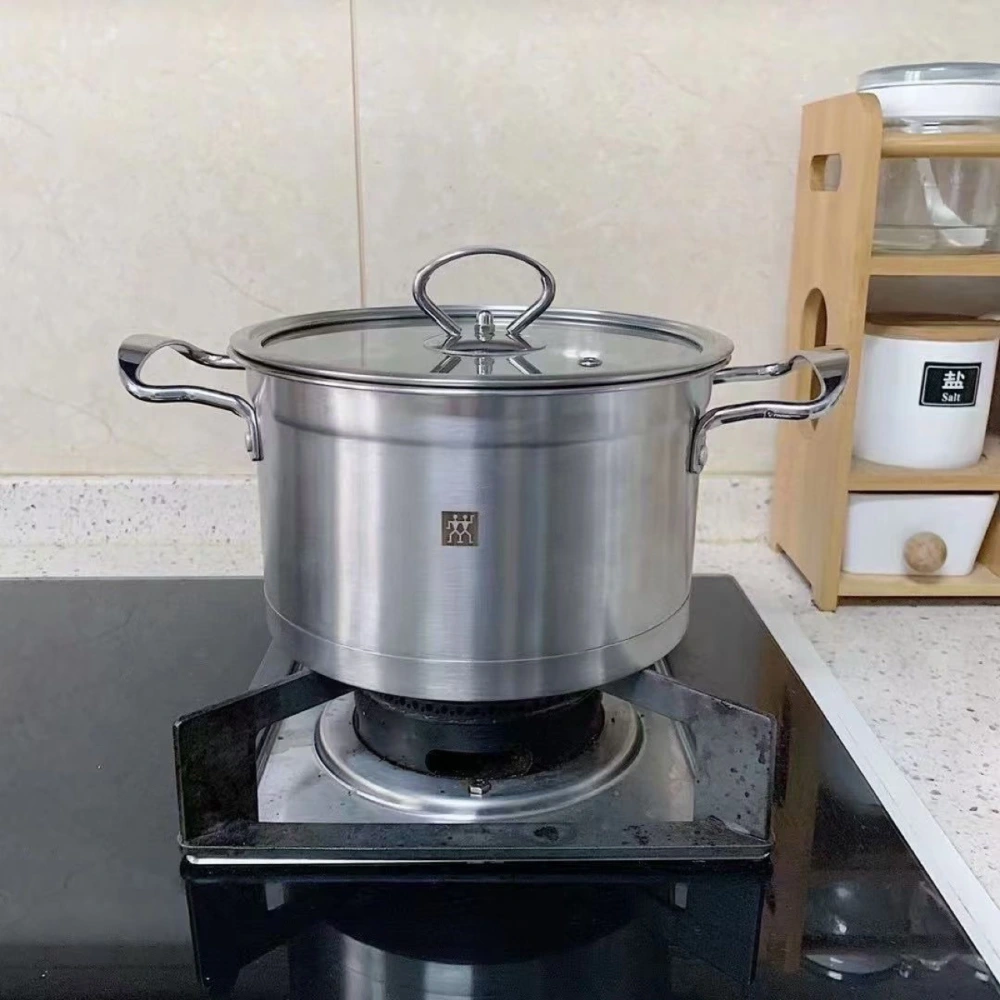 Double Same Style Stainless Steel Stock Pot Steamer