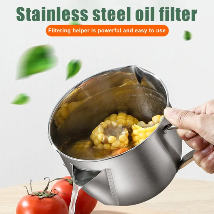 Stainless steel household oil filter