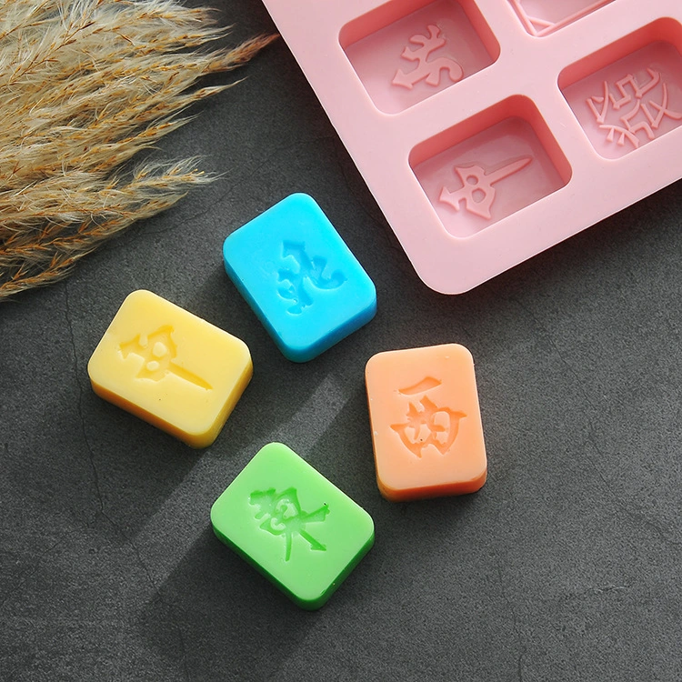 Mahjong Brand Dripping Chocolate Mold Baking Silicone Mold