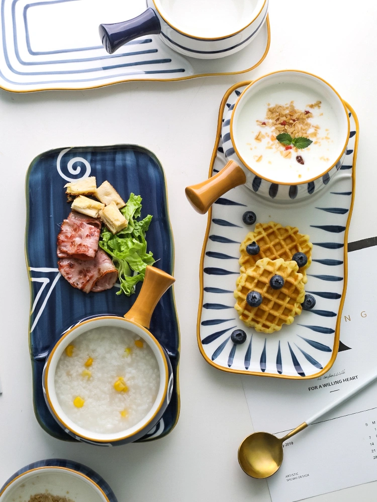 Japanese breakfast tableware bowl set