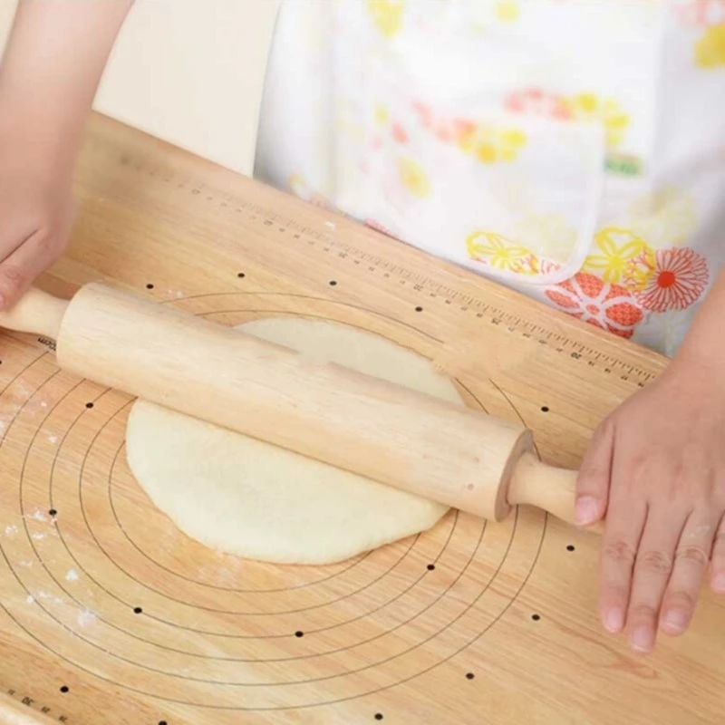 Rubber wood rolling pin