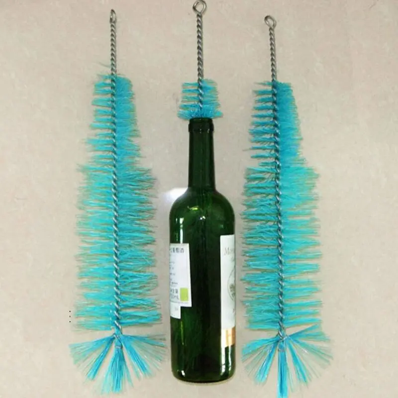 Red wine bottle recycling beer bottle brush