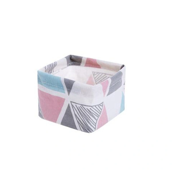 Household fabric storage basket