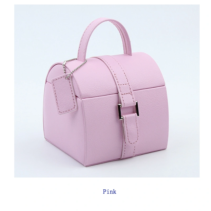 Carrying Type Jewelry Box Small Portable Jewelry Box High-End Jewelry Luggage