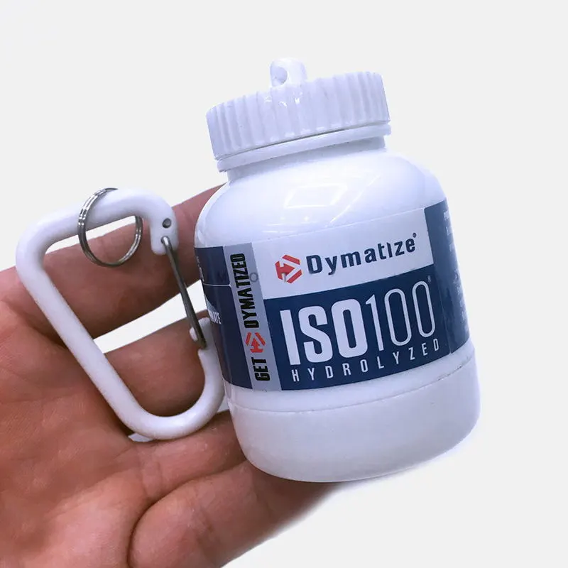 Mini Carrying Keychain Protein Powder Bottle