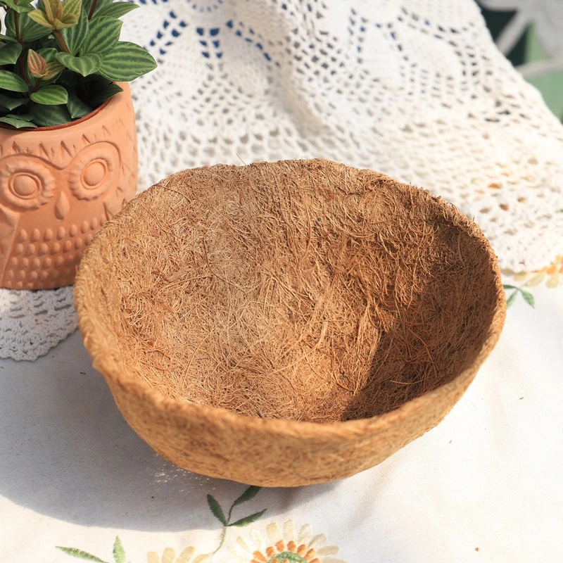 1PCs Coconut Palm Cushion For Plastic Flower Pot Square Gardening Mix Soil Lock Design Mat Flower Pot Plant Change Cushion New