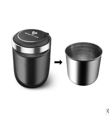 Creative Metal Multifunctional Led Light Car Ashtray