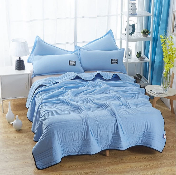 Twinx King Queen Size Solido Rosa Trapunta Estiva Coperta Trapunta