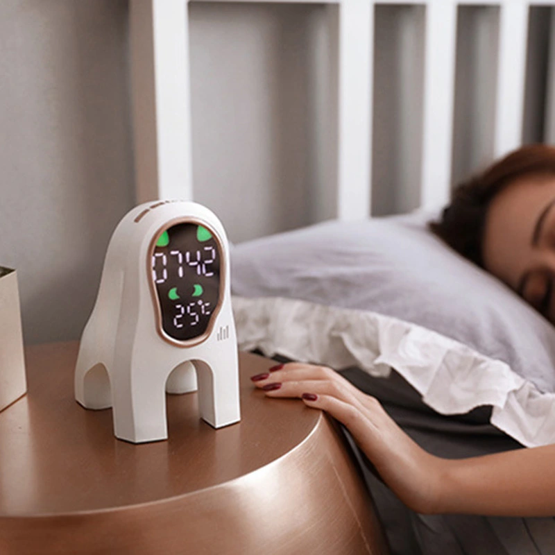 Fashion Music Alarm Clock Luminous Cartoon Simple Dog Bed