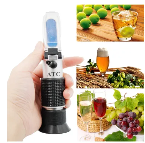 Wine Tester Refractometer Brix Tester Sugar 40 Alcohol Alcohol Tester