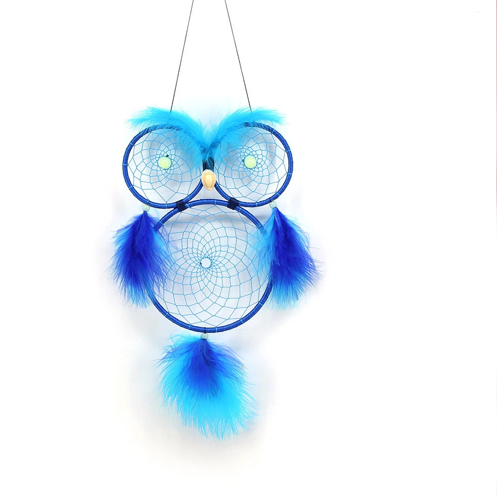 Creative Luminous Bead Owl Dreamcatcher