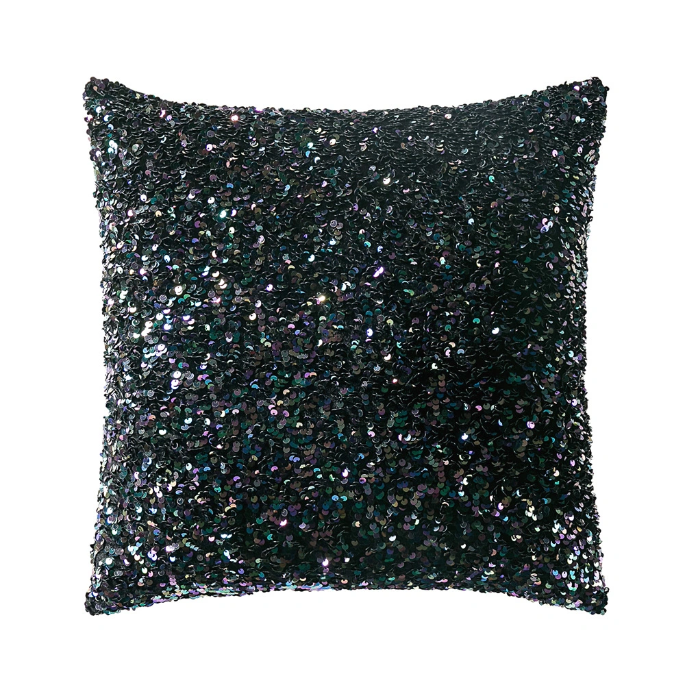 New High-precision Color Sequin Pillow