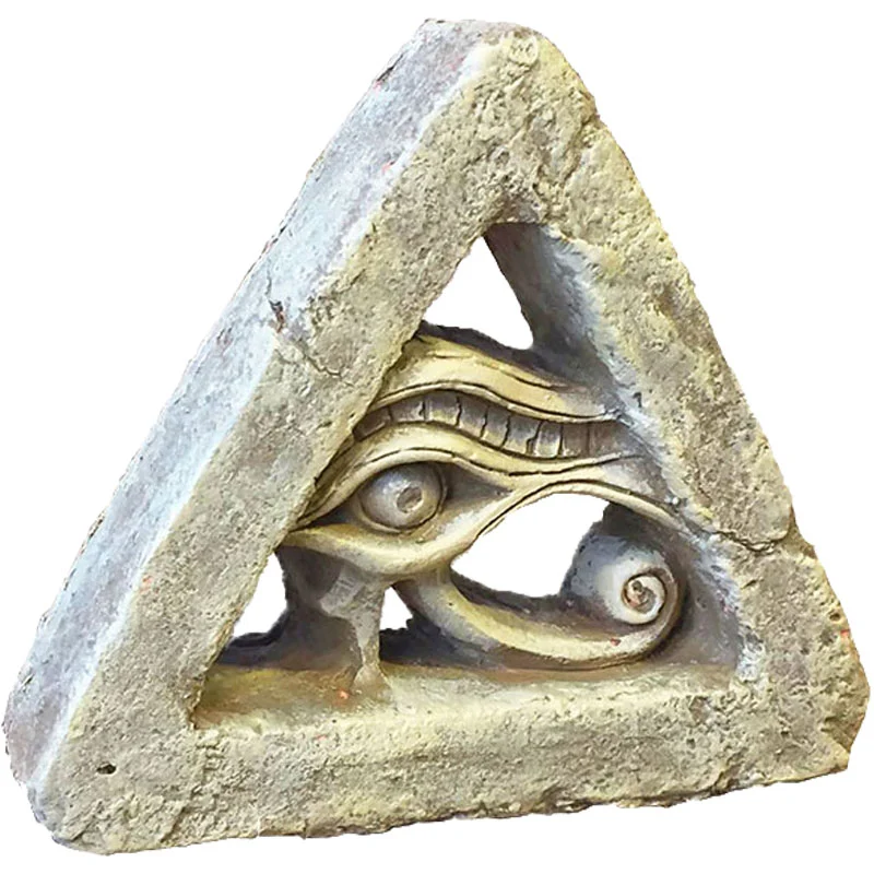 Egyptian Eye Of Horus Figurine Egypt Wedjat Statue Sculpture Resin Craft