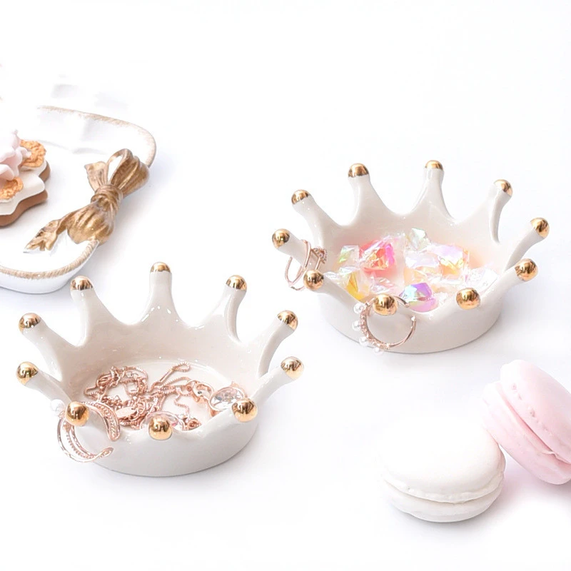Jewelry Box, Ring Storage Tray, Jewelry, Candy, Seasoning Dish, Ceramic Props