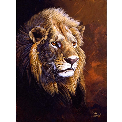 Lion Study - DIY Painting By Numbers Kit