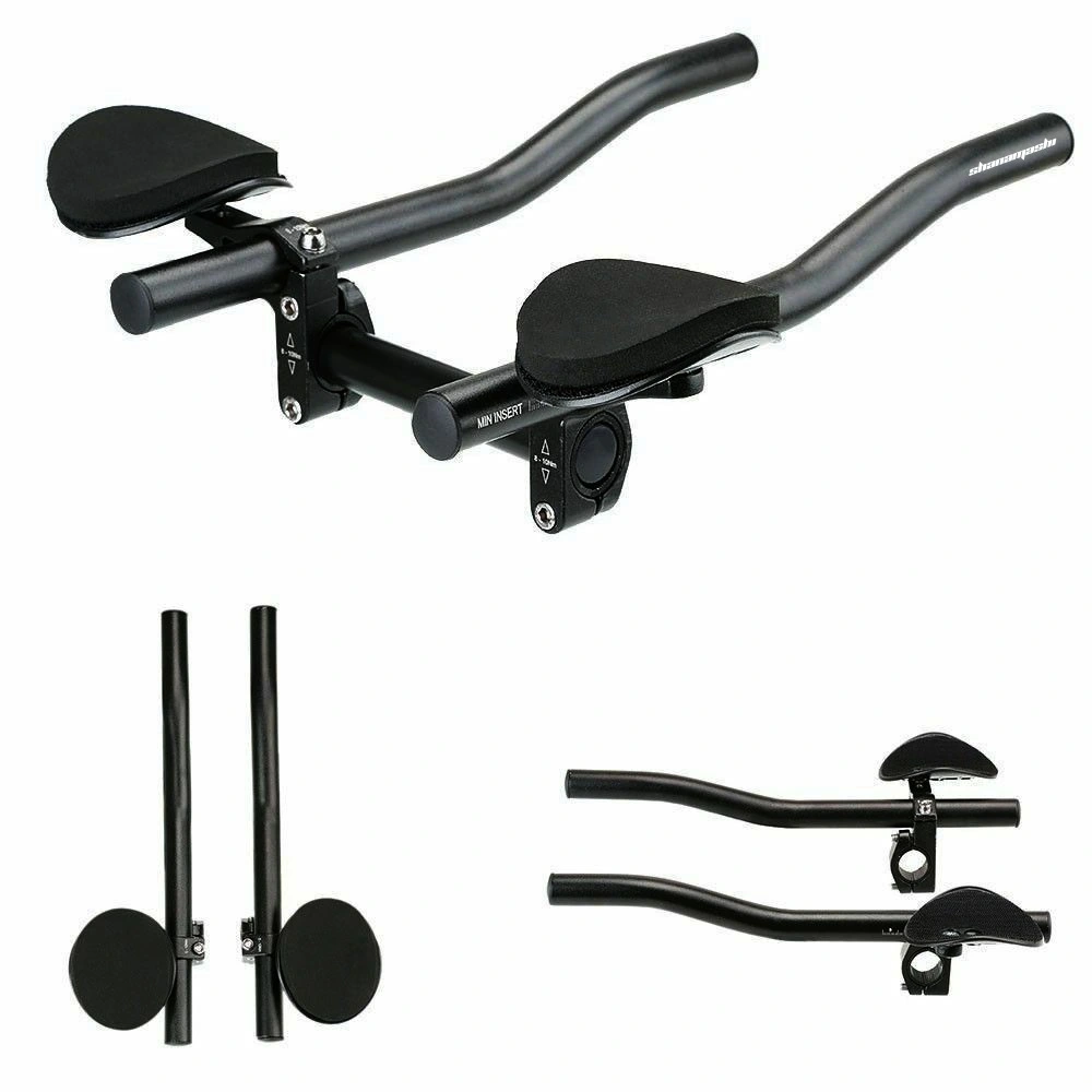 Bicycle Rest TT Handlebar Clip On Aero Bars Handlebar Extension Triathlon