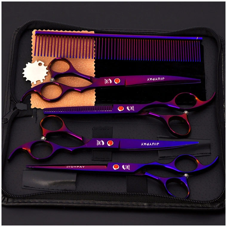 7.0 Inch Set Pie Color Pet Scissors